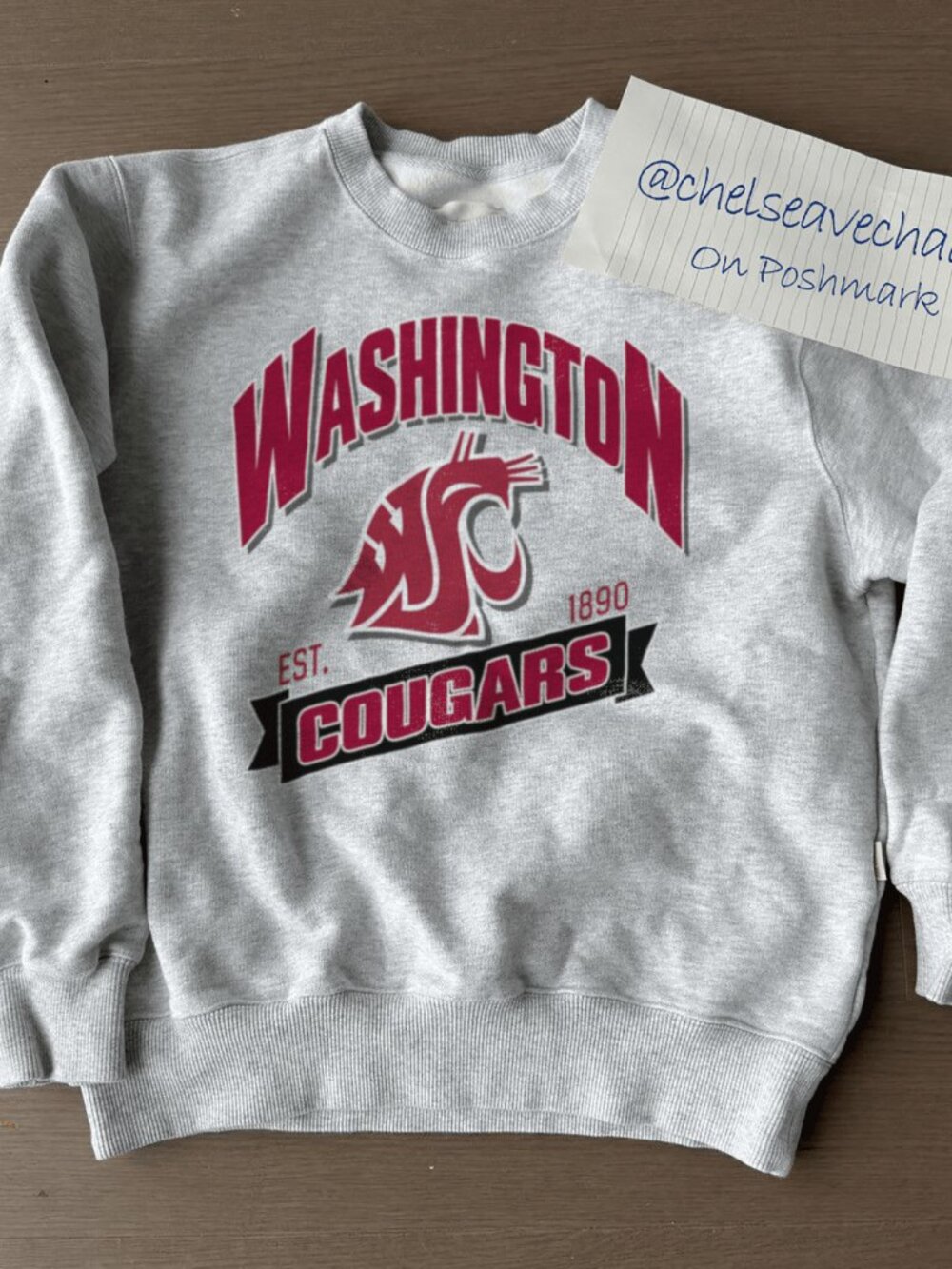 Vintage Washington State Cougars Football Sweatshirt, 90s WSU Cougars Shirt Tee